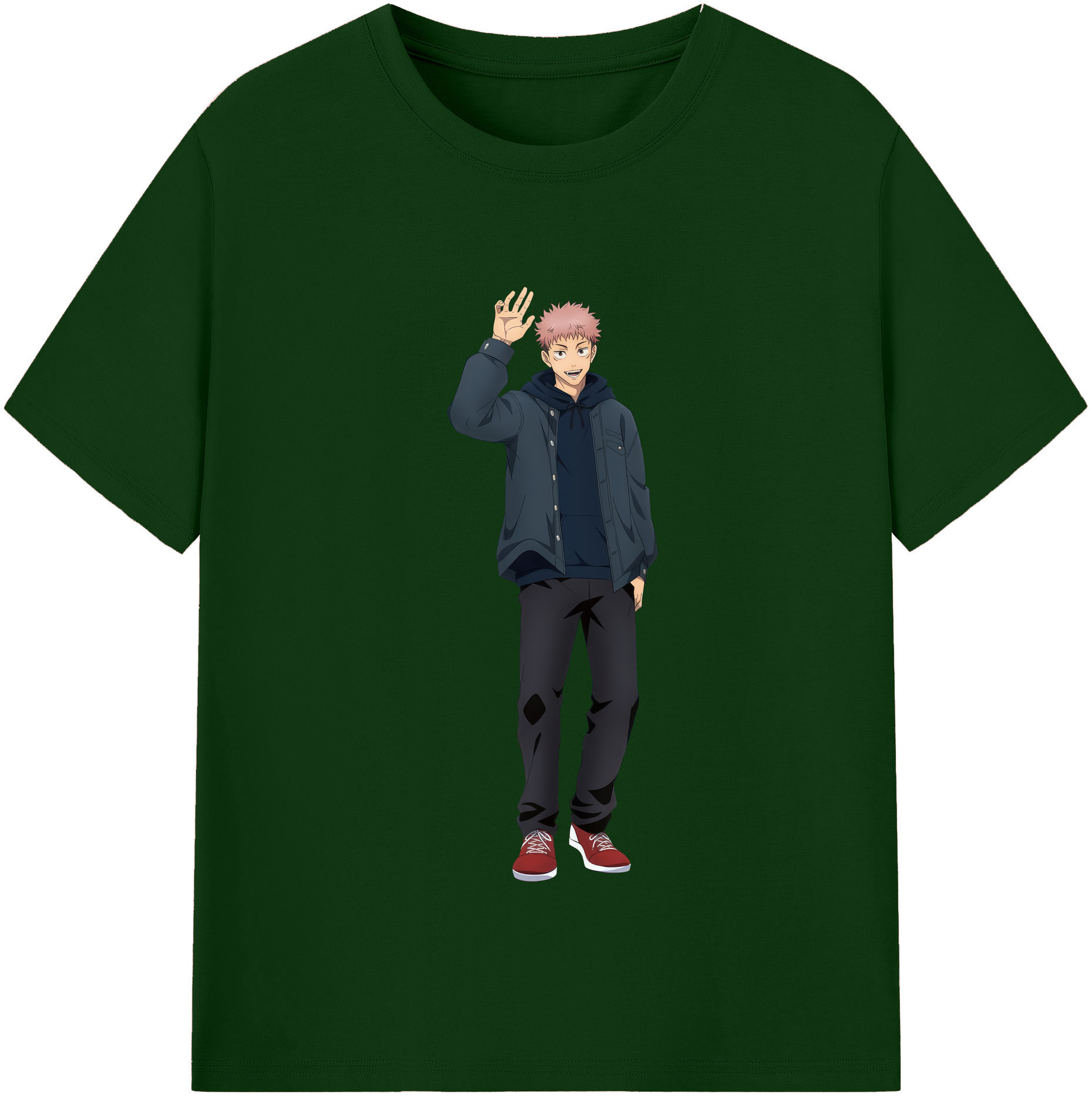 （画像用） 呪術廻戦 Jujutsu Kaisen 綿100％半袖Tシャツ（フロントプリント）